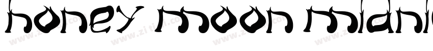 Honey Moon Midnight字体转换